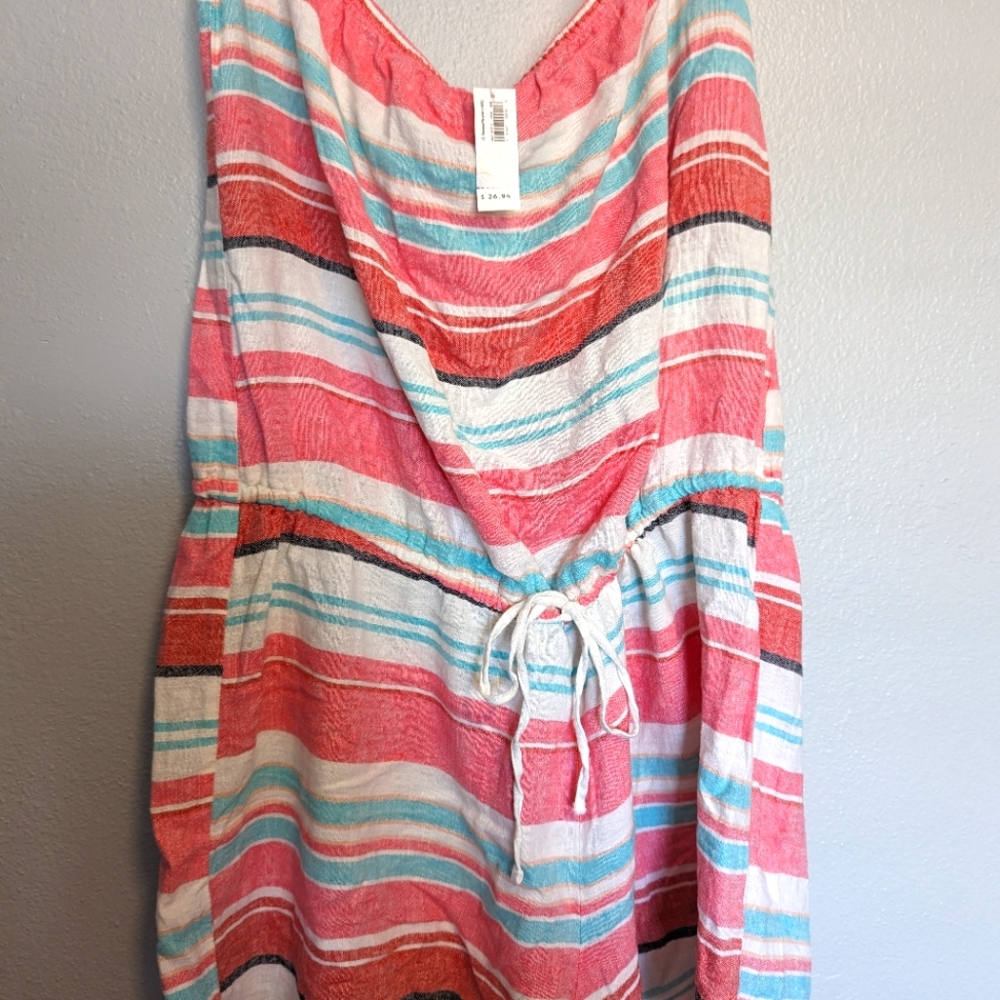 Woman's  Strapless Shorts Romper